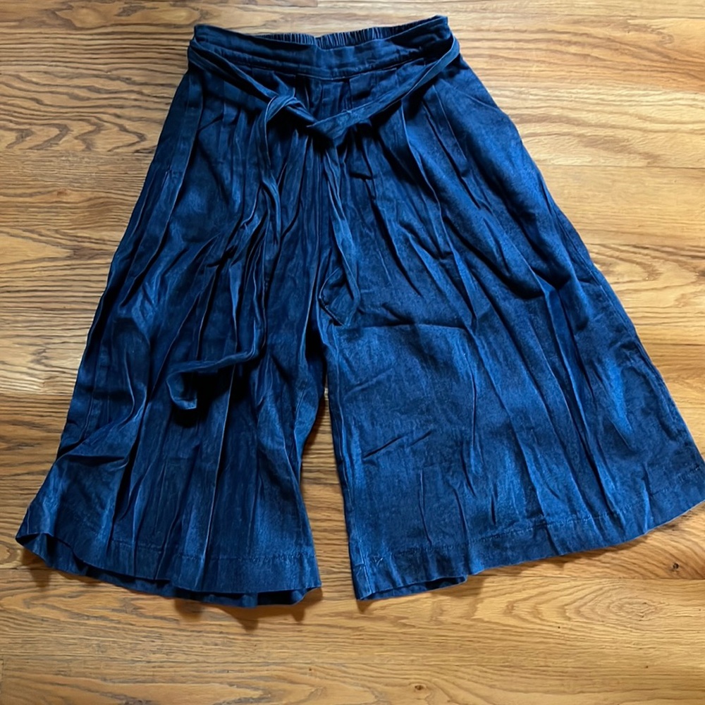 Japanese denim cullotes